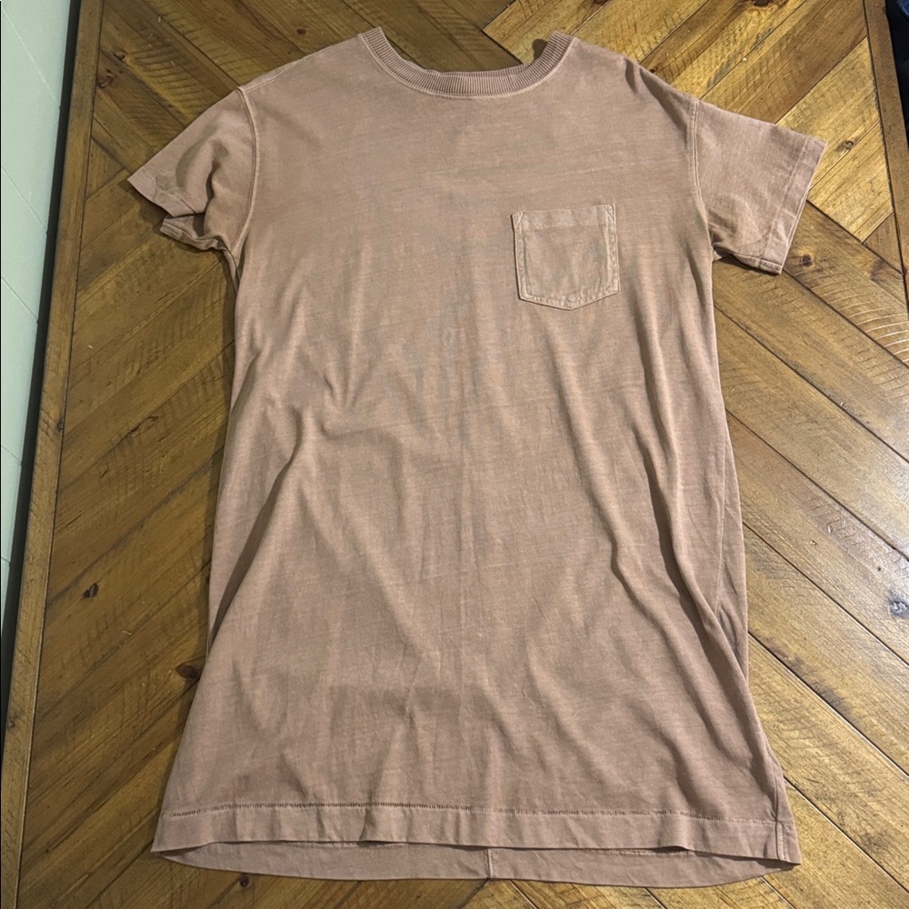 Old Navy Tan Mini T-Shirt Dress